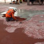 Dr Pepper Floor Patching