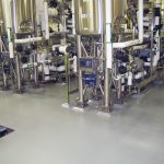 Pharmaceutical Seamless flooring epoxy urethane resinous